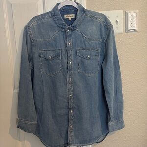 Madewell Denim Button-Up Shirt